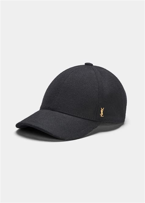 black ysl cap